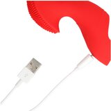 Loveline stimulacijski prstni vibrator (rdeč) | Shoptok.si
