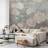  Foto tapeta - Misty nature - muted rose flowers on a background in grey tones 350x256 | shoptok.hr