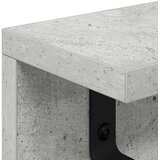 Vješalica za kapute na zidu Betonski sivi 80 x 10,5 x 10,5 cm | shoptok.hr