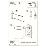  Zidna lampa ORBIS 1 crna | shoptok.hr