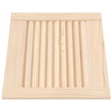  Vrata za omarico z letvicami 2 kosa 39,5x39,4 cm trdna borovina, (21413156) | Shoptok.si