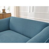 Bobochic Paris Modra sedežna garnitura iz rebrastega žameta 170 cm Giorgia – | Shoptok.si