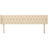  Uzglavlje s ušima krem 183x16x78/88 cm od tkanine | shoptok.hr