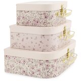 bieco Komplet treh kartonastih kovčkov - košuta Ella - dreamy flowers | Shoptok.si