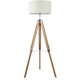 Eglo Lantada podna lampa E27, 106-143 cm, prirodno drvo/bež, 94324 | shoptok.hr