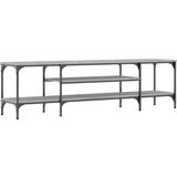 Maison Chic TV omarica - TV enota - Televizijska omarica siva sonoma 161x35x45 cm inženirski les in železo, (21700330) Cene