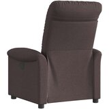  Naslanjač temno rjavo blago, (21824720) | Shoptok.si