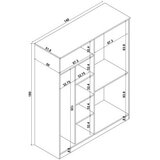 Hanah home ormar boje drveta kardelen 1600 114 | ePonuda.com