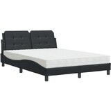 Krevet s madracem crni 120 x 200 cm od umjetne kože | shoptok.hr