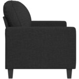  Dvosjed od tkanine crni 120 cm | Eponuda.ba