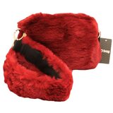 O bag burgundy furry Cene