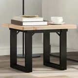  Stolić za kavu O-oblika 40 x 40 x 35 5 cm od borovine i željeza
