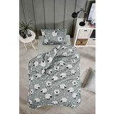 Hanah home komplet posteljine Lamb, 160x220cm, Svetlosiva Cene