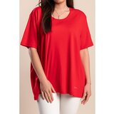 Fenzy Majica S Okruglim Izrezom Plus Veličine, Crvena | shoptok.hr
