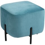 HOMCOM opora za noge poliester, jeklo 44,5Š x 44,5G x 41,5V cm turkizno, (5000235442) | Shoptok.si