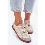 Zazoo Women's Leather Sneakers N1220 Beige | shoptok.hr
