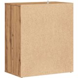 vidaXL Omarica za čevlje artisan hrast 60x35x70 cm inženirski les | Shoptok.si