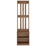 vidaXL Drvo za dvoranu SANDENS 45x40x159,5 cm puno drvo bor | shoptok.hr