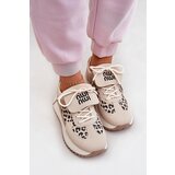 Boto Sports Shoes Sneakers Womens Platform Leopard Beige Pumbes | Shoptok.si