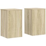 Furnova Stojalo za rastline 2 kosa sonoma hrast 30x30x50 cm inž. les, (21920386) | Shoptok.si