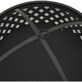 Posuda za vatru sa žaračem 68 cm XXL čelična | shoptok.hr