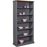 Livetastic REGAL 90/190/38 cm rjava, siva | Shoptok.si