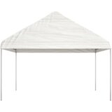  Sjenica s krovom bijela 6,69 x 4,08 x 3,22 m polietilen | shoptok.hr