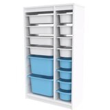 Hanah home višenamenska polica montana xs 2D4N8U white blue | ePonuda.com
