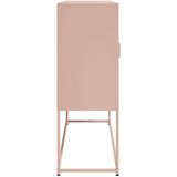 vidaXL Visoka komoda ružičasta 100,5x39x107 cm čelična | shoptok.hr