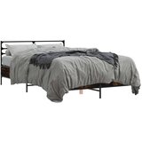  Okvir za krevet boja hrasta 120x190cm konstruirano drvo i metal | shoptok.hr