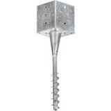  Talne konice 2 kosa srebrne 14x14x58 cm pocinkano jeklo | Shoptok.si