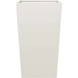 vidaXL Vrtno korito 2 kosa bela 45x45x75 cm jeklo | Shoptok.si