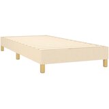  Okvir za krevet s oprugom krem 90x200cm od tkanine | shoptok.hr