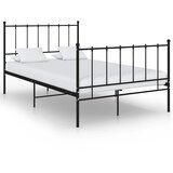  Okvir za krevet crni metalni 120 x 200 cm | shoptok.hr