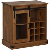 vidaXL Bivak HALDEN z drsnimi vrati 80x40x80 cm Masivni les | Shoptok.si