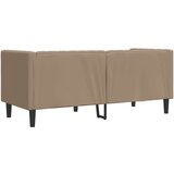  Fotelja Chesterfield 2-sjed Cappuccino umjetna koža | shoptok.hr