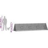  Kavez za piliće Srebrno 430 x 100 x 85 cm Cinkani čelik | shoptok.hr