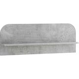  Zidna polica 2 kom. Betonska siva 102 x 13,5 x 37,5 cm Slike