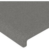  LED uzglavlje tamnosivo 147 x 16 x 118/128 cm od tkanine | shoptok.hr