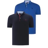 Dewberry DUAL SET T8582 MENS T-SHIRT-NAVY BLUE- SX Cene