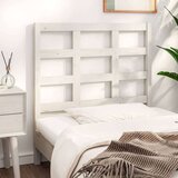  Uzglavlje za krevet bijelo 95 5x4x100 cm od masivne borovine | shoptok.hr