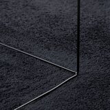  Tepih OVIEDO kratkih vlakana crni 200 x 280 cm | shoptok.hr