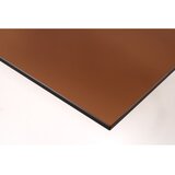 Actona Rjave steklene mizice v kompletu 2 ks 50x50 cm Dice – | Shoptok.si