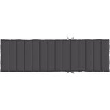  Jastuk za ležaljku prošarani antracit 200x60x4 cm od tkanine | shoptok.hr