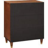 vidaXL Smeđa 60 x 33 x 75 cm Čvrsto drvo manga | shoptok.hr