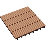  Pločice za decking 11 pcs Tikovina 30 x 30 cm Cijene