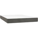 The Living Store Vzmetnica z žepkasto vzmetjo temno siva 140x190x20 cm žamet - Vzmetnica Z Žepkastimi Vzmetmi, (21495541) | Shoptok.si