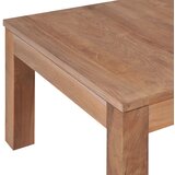  Stolić za kavu od masivne tikovine prirodni 60 x 60 x 40 cm | shoptok.hr
