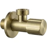 Kotnični ventil 02 1/2" x 3/4" Brush Gold