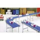 Gura Lahka valjčna proga, aluminijast okvir z aluminijastimi valji, širina proge 600 mm, osni razmak 75 mm, dolžina 1 m | Shoptok.si